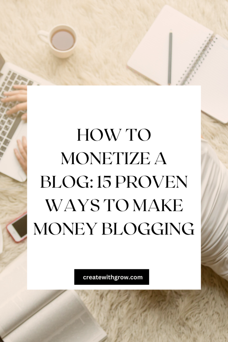 Blog Monetization: 15 Proven Strategies to Turn Your Blog Into a Money